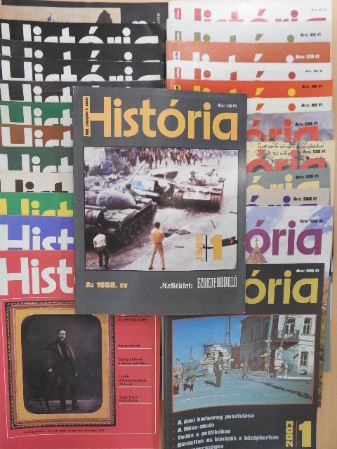 Domán István - História 1968., 1979-1980., 1982., 1985., 1987-1989., 1993., 1996-1999., 2002-2003. (vegyes számok) (25 db) [antikvár]