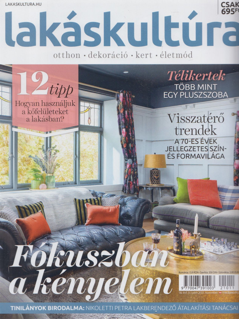 Szabó Eszter - Lakáskultúra 2021. november [antikvár]