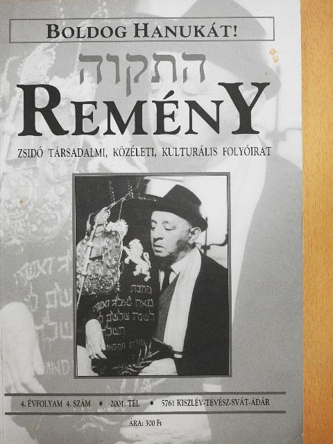 Bácskai Tamás - Remény 2001/4. [antikvár]