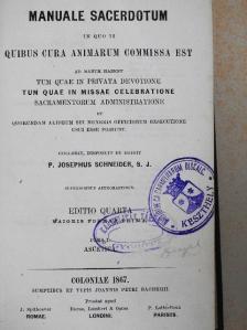 Manuale Sacerdotum I-II. [antikvár]