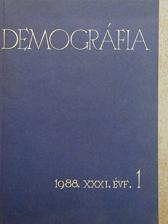 Kovács Tibor - Demográfia 1988/1. [antikvár]