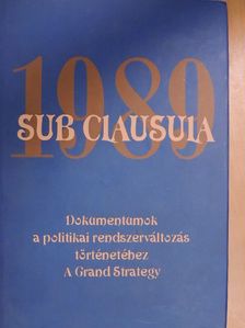 Sub clausula 1989 [antikvár]