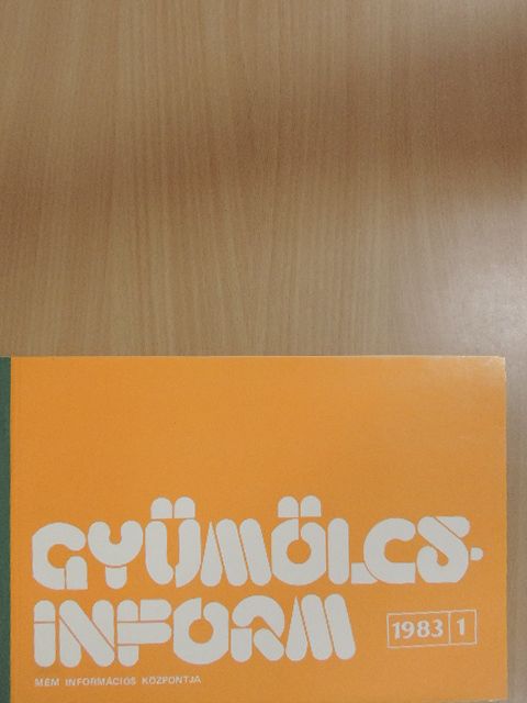 Gergely István - Gyümölcs-inform 1983/1. [antikvár]