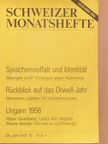 Georges Lüdi - Schweizer Monatshefte Dezember 1986 [antikvár]