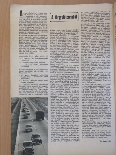 Rózsa György - Autó-Motor 1973. augusztus 6. [antikvár]
