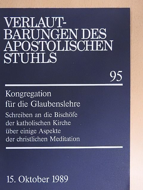Kongregation für die Glaubenslehre [antikvár]