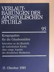 Kongregation für die Glaubenslehre [antikvár]