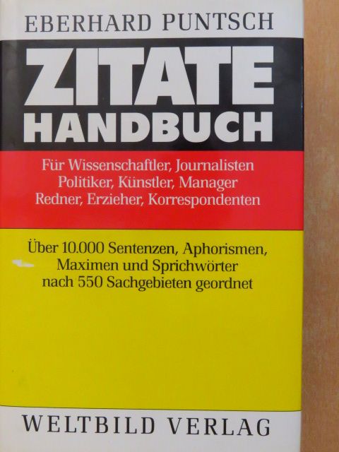 Zitate Handbuch [antikvár]