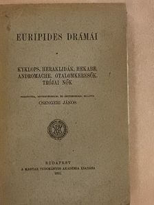 Euripides - Euripides drámái II. [antikvár]