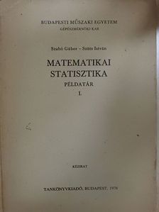 Szabó Gábor - Matematikai statisztika példatár I. [antikvár]