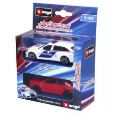 Bburago: Audi A6 rendőrautó és üldözöttje, 1:43