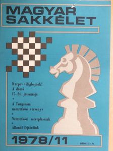 Bilek István - Magyar Sakkélet 1978. november [antikvár]