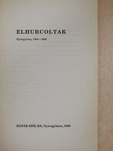Dr. Fazekas Árpád - Elhurcoltak [antikvár]