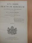 Acta Ordinis Fratrum Minorum Ianuarii-Decembris 1908-1909 [antikvár]