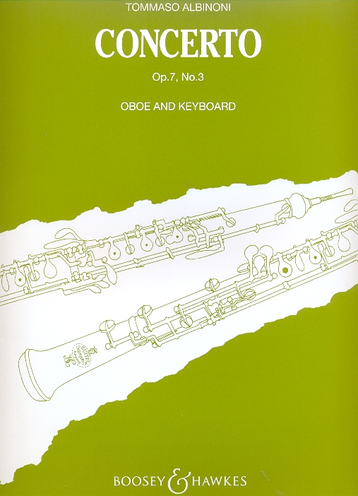 ALBINONI, TOMMASO - CONCERTO OP.7 NO.3 FOR OBOE AND KEYBOARD (BERNHARD PAUMGARTNER)