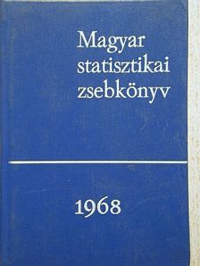 Magyar statisztikai zsebkönyv 1968. [antikvár]