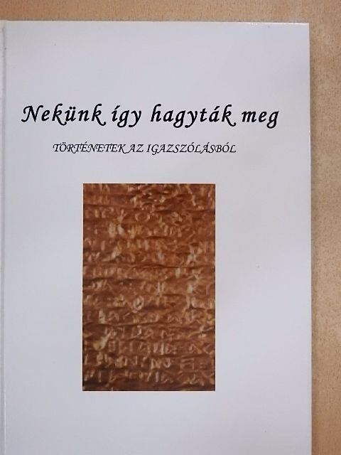 Nekünk így hagyták meg [antikvár]