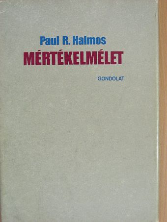 Paul R. Halmos - Mértékelmélet [antikvár]