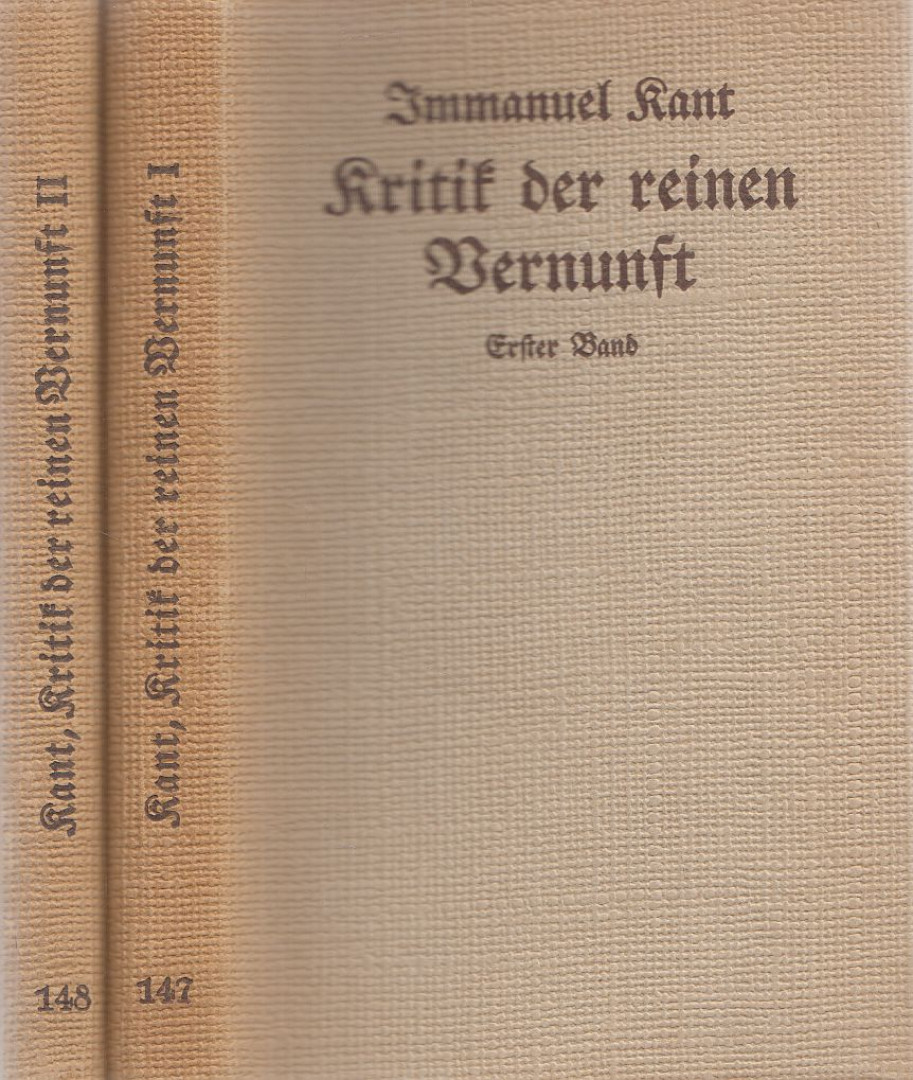 Immanuel Kant - Kritik der reinen Vernunft I-II. [antikvár]