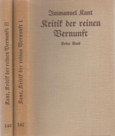 Immanuel Kant - Kritik der reinen Vernunft I-II. [antikvár]