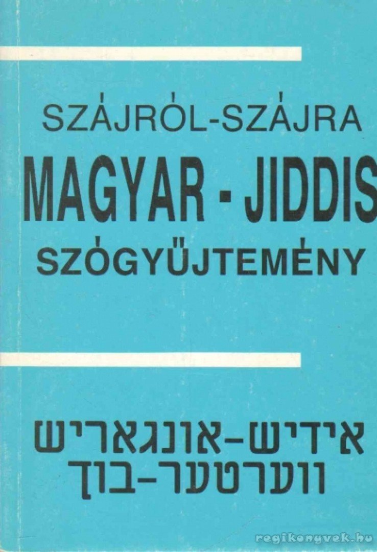 Blau Henrik, Láng Károly - Magyar-jiddis szógyűjtemény [antikvár]