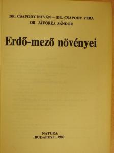 Dr. Csapody István - Erdő-mező növényei [antikvár]