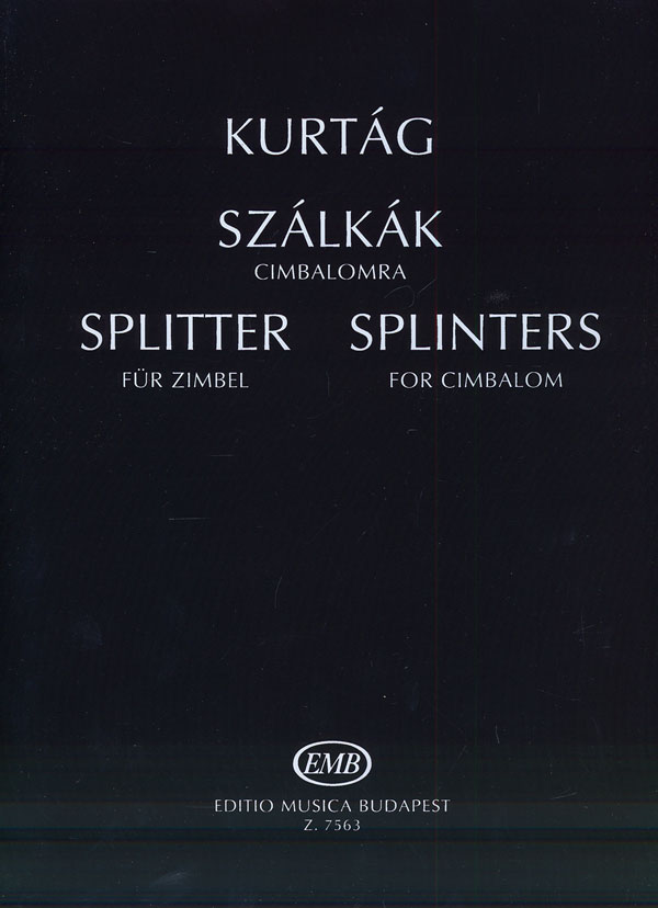 KURTÁG - SZÁLKÁK CIMBALOMRA OP.6/c