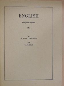 Biró Pál - English III. [antikvár]