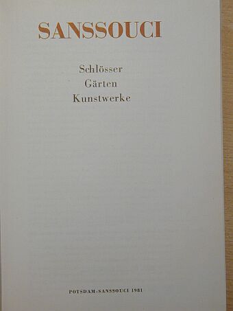 Hans-Joachim Giersberg - Sanssouci [antikvár]