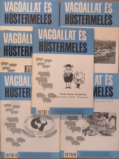 Vágóállat és hústermelés 1979. január-december [antikvár]