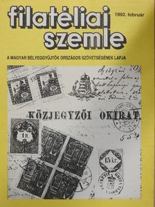 Filatéliai Szemle 1992. február [antikvár]