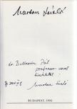 Kratochwill Mimi - Marton László (dedikált) [antikvár]