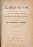 Wilh. Lübke Prof. Dr., C. von Lützow Dr. - Denkmäler der Kunst (Text-Band) [antikvár]