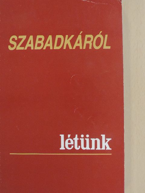 Ana Tot - Létünk Évkönyv 1985. [antikvár]