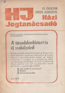 Leveles László - Házi jogtanácsadó 1988/8. [antikvár]