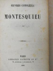 Montesquieu - Montesquieu [antikvár]