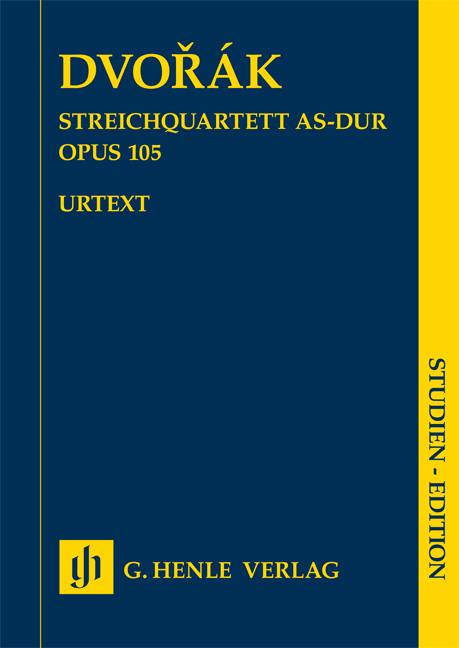 DVORAK - STREICHQUARTETT AS-DUR OP.105 (P. JOST) STUDIEN-EDITION