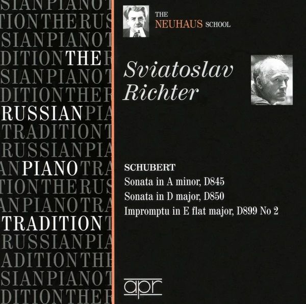 SCHUBERT - THE RUSSIAN PIANO TRADITION - CD - SVIATOSLAV RICHTER