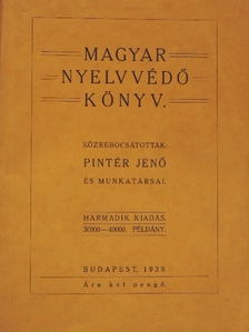 Magyar nyelvvédő könyv [antikvár]
