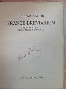 Cserna Andor - France-breviárium [antikvár]