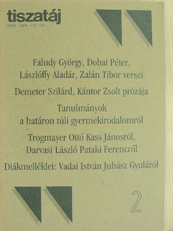 Darvasi László - Tiszatáj 2003. február [antikvár]