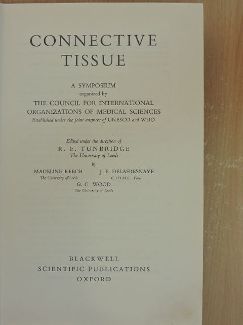 G. C. Wood - Connective Tissue [antikvár]