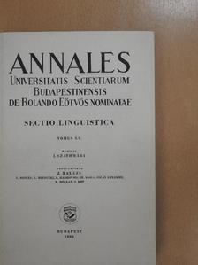András Matrinkó - Annales Universitatis Scientiarum Budapestinensis de Rolando Eötvös nominatae XV./1984. [antikvár]