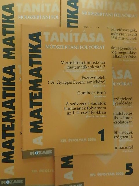 Árvainé Libor Ildikó - A matematika tanítása 2006/1-5. [antikvár]