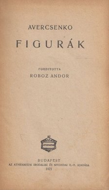 AVERCSENKO - Figurák [antikvár]