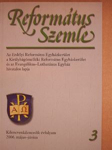 Bak Áron - Református Szemle 2006. május-június [antikvár]