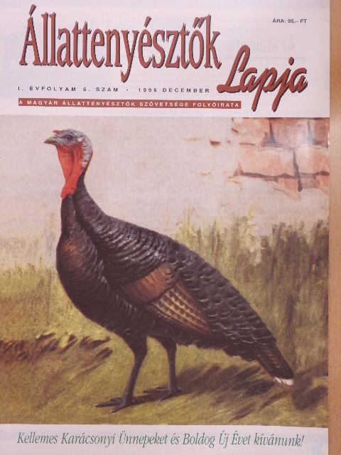 Andor Ákos - Állattenyésztők Lapja 1996. december [antikvár]
