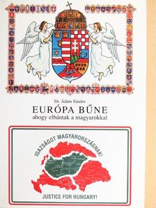 Dr. Ádám Sándor - Európa bűne [antikvár]