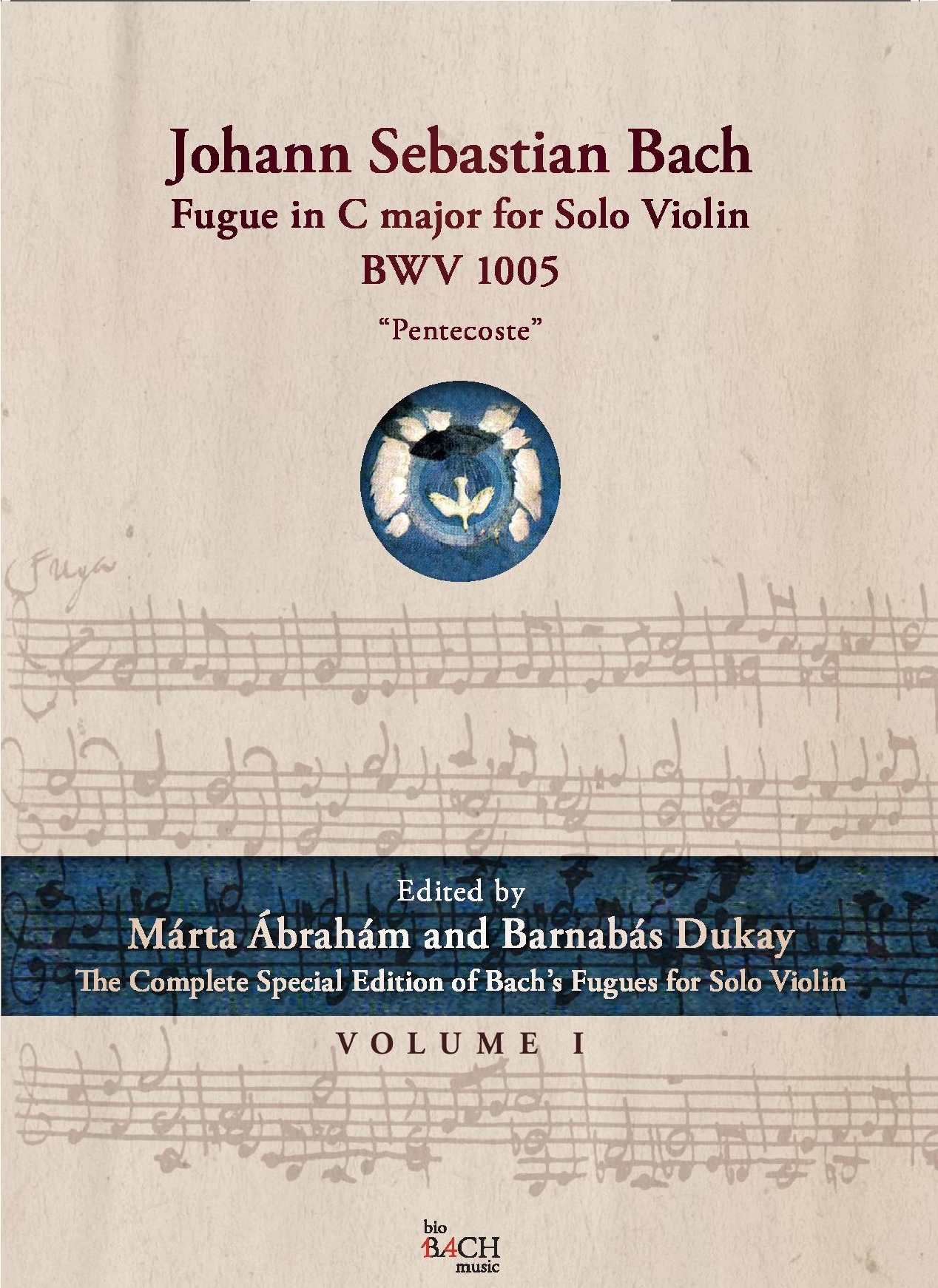 J. S. Bach - FUGUE IN C MAJOR FOR SOLO VIOLIN BWV 1005 "PENTECOSTE"  VOL.1 - ÁBRAHÁM MÁRTA, DUKAY BARNABÁS
