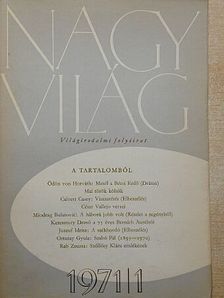 Juszuf Idrisz - Nagyvilág 1971. január [antikvár]